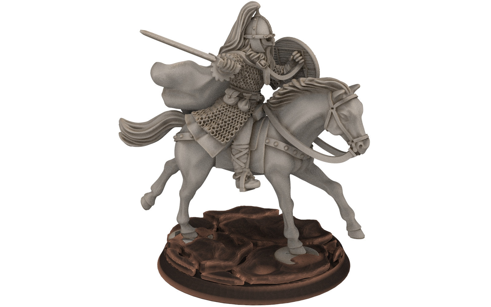 Rohan - Riders militia levee Cavalry, Knight of Rohan,  the Horse-lords,  rider of the mark,  minis for wargame D&D, Lotr...