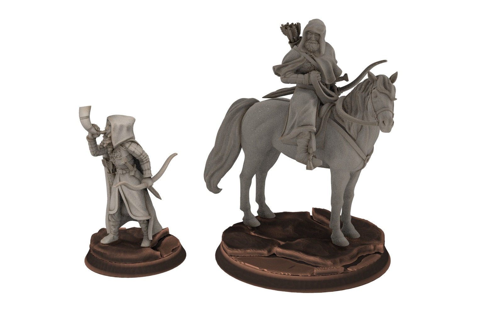 Rohan - Riders Scout infantry Marksman Cavalry, Knight of Rohan,  the Horse-lords,  rider of the mark,  minis for wargame D&D, Lotr...