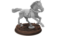 Load image into Gallery viewer, Rohan - Warhorses, Knight of Rohan,  the Horse-lords,  rider of the mark,  minis for wargame D&amp;D, Lotr...
