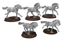 Load image into Gallery viewer, Rohan - Warhorses, Knight of Rohan,  the Horse-lords,  rider of the mark,  minis for wargame D&amp;D, Lotr...
