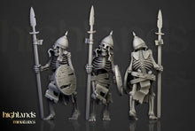 Load image into Gallery viewer, Undead - Skeleton Warrios with Spears
