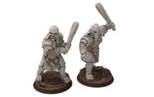 Load image into Gallery viewer, Orcs horde - Half troll infantry, Orc warriors warband, Middle rings miniatures for wargame D&amp;D, Lotr... Medbury miniatures
