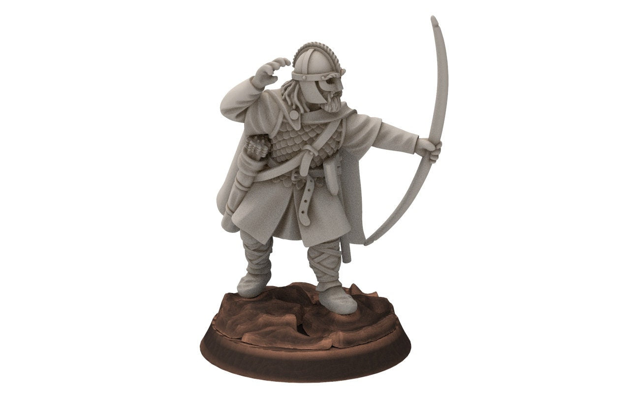 Rohan - Hengstland archers, marksman Knight of Rohan,  the Horse-lords,  rider of the mark,  minis for wargame D&D, Lotr...