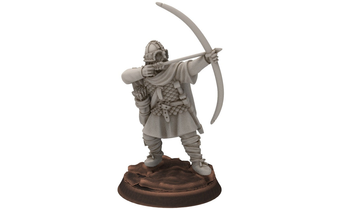 Rohan - Hengstland archers, marksman Knight of Rohan,  the Horse-lords,  rider of the mark,  minis for wargame D&D, Lotr...