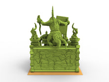 Load image into Gallery viewer, Lost temple - Skink on Sacrificial Palaquin usable for Oldhammer, battle, king of wars, 9th age

