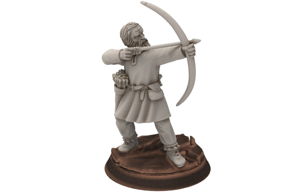 Ruffians - Wanderers infantry, Thief of the woods warband, scouring Middle rings miniatures for wargame D&D, Lotr... Medbury miniatures