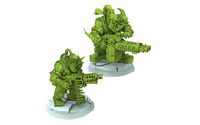 Load image into Gallery viewer, Green Skin - Savage Orc Warboyz from iceland planet green-skinned Warbands Modular Kit heads torso legs GGW
