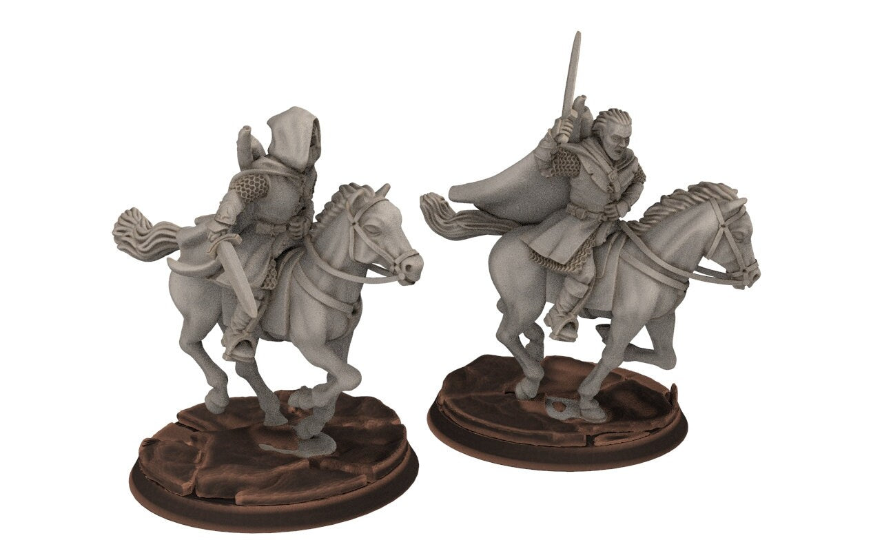 Ornor - Mounted Rangers of the North, Protectors of the Shire, Dune Din, Merbury, Bowmen, Scouts miniatures for wargame D&D, Lotr...