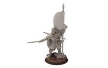 Load image into Gallery viewer, Ornor - Banner Bearer Rangers of the North, Protectors of the Shire, Dune Din, Merbury, Bowmen, Scouts miniatures for wargame D&amp;D, Lotr...
