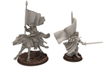 Load image into Gallery viewer, Ornor - Banner Bearer Rangers of the North, Protectors of the Shire, Dune Din, Merbury, Bowmen, Scouts miniatures for wargame D&amp;D, Lotr...
