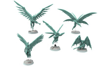 Load image into Gallery viewer, Dark city - Flying Cursed Scout warriors with wide range of heavy weapons Dark eldar drow
