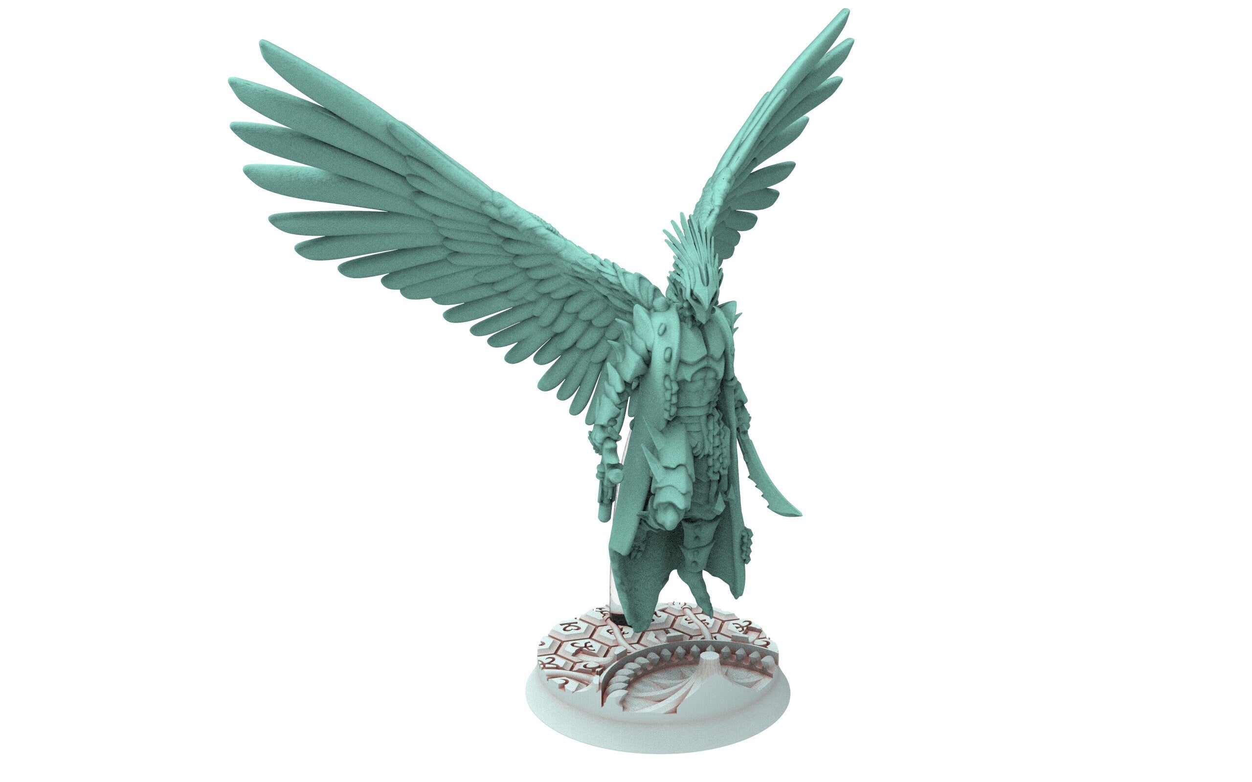 Dark city - Flying Cursed Scout warriors Boss Captain Dark eldar drow