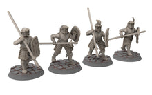 Load image into Gallery viewer, Ornor - x16 Replacement heads and shield, for the Lost Kingdom of the North,  Dune Din, Misty Mountains, miniatures for wargame D&amp;D, Lotr...
