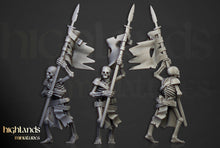 Load image into Gallery viewer, Undead - Skeleton Warrios with Spears
