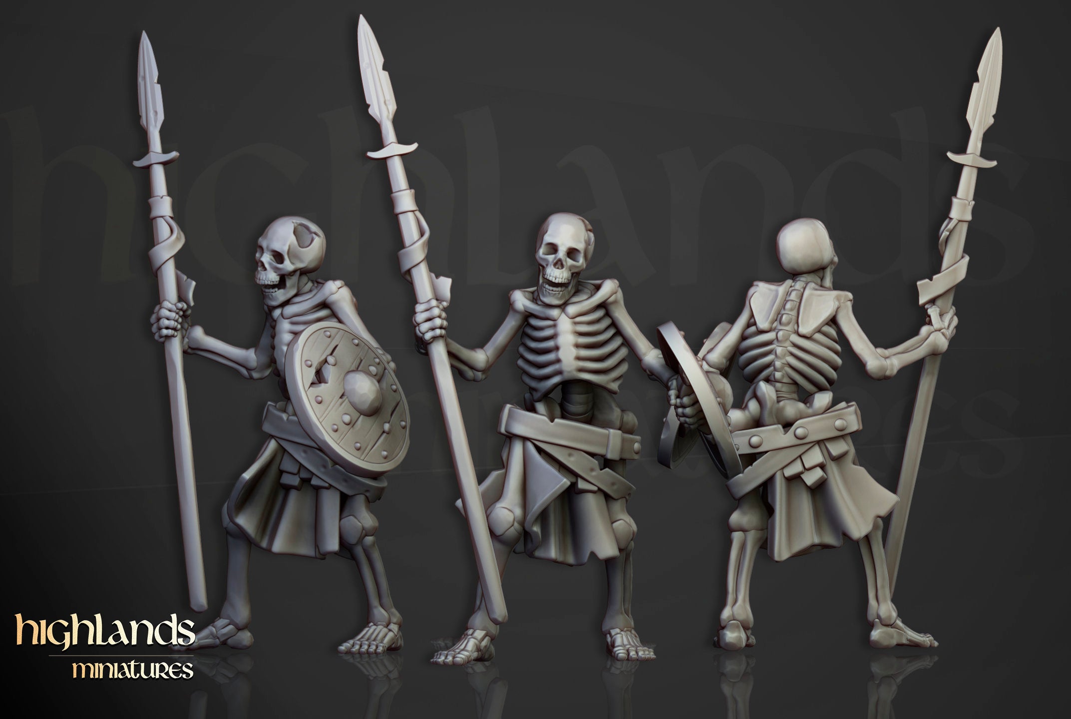 Undead - Skeleton Warrios with Spears