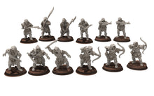 Load image into Gallery viewer, Orcs horde - Orc scout and heavy infantry, Orc warriors warband, Middle rings miniatures for wargame D&amp;D, Lotr... Medbury miniatures

