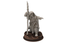 Load image into Gallery viewer, Orcs horde - Orc Shaman on wolf, Orc warriors warband, Middle rings miniatures for wargame D&amp;D, Lotr... Medbury miniatures
