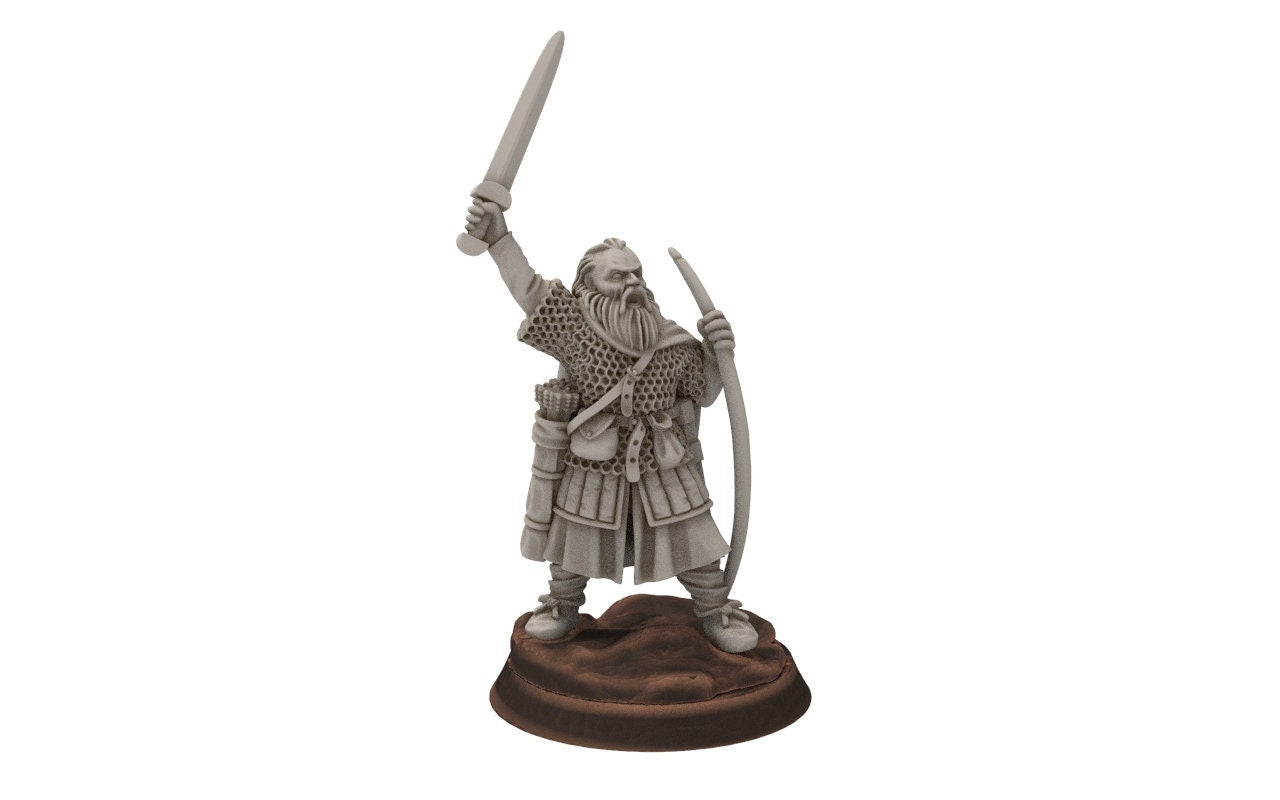 Rohan - Hengstland archers, marksman Knight of Rohan,  the Horse-lords,  rider of the mark,  minis for wargame D&D, Lotr...