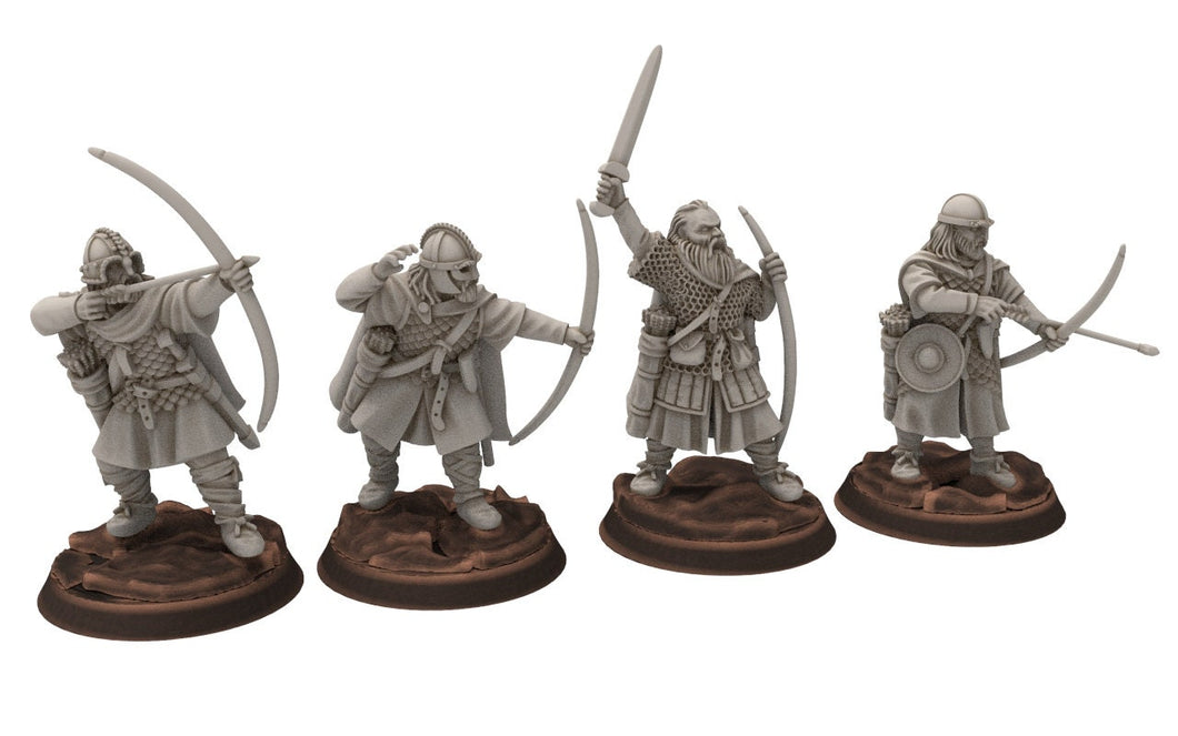 Rohan - Hengstland archers, marksman Knight of Rohan,  the Horse-lords,  rider of the mark,  minis for wargame D&D, Lotr...