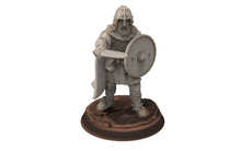 Load image into Gallery viewer, Wildmen - Wildmen heavy infantry Banner, Dun warriors warband, Middle rings miniatures for wargame D&amp;D, Lotr... Medbury miniatures
