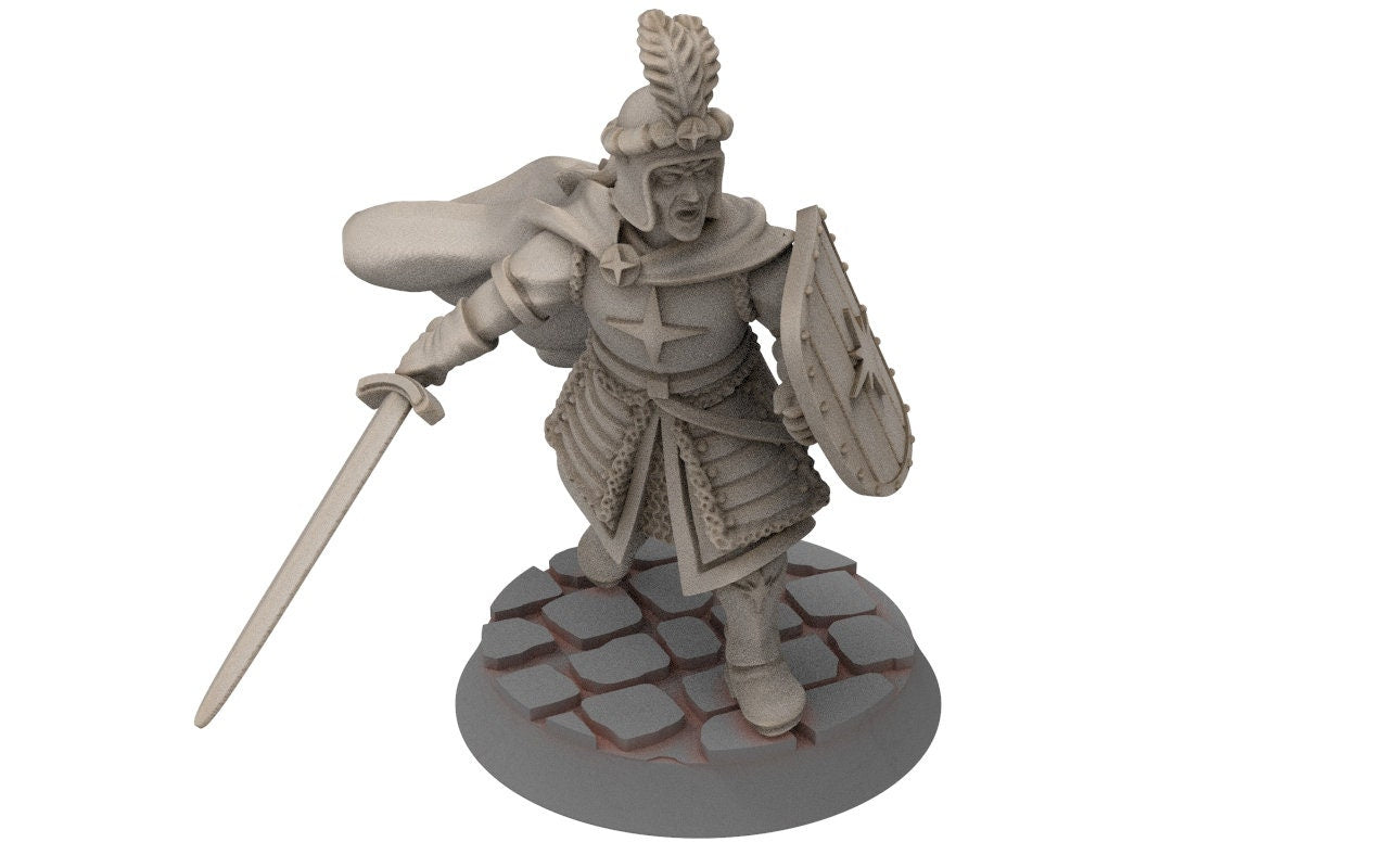 Ornor - spearmen of the Lost Kingdom of the North,  Dune Din, Misty Mountains, miniatures for wargame D&D, Lotr...