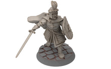 Load image into Gallery viewer, Ornor - Captain of the Lost Kingdom of the North,  Dune Din, Misty Mountains, miniatures for wargame D&amp;D, Lotr...
