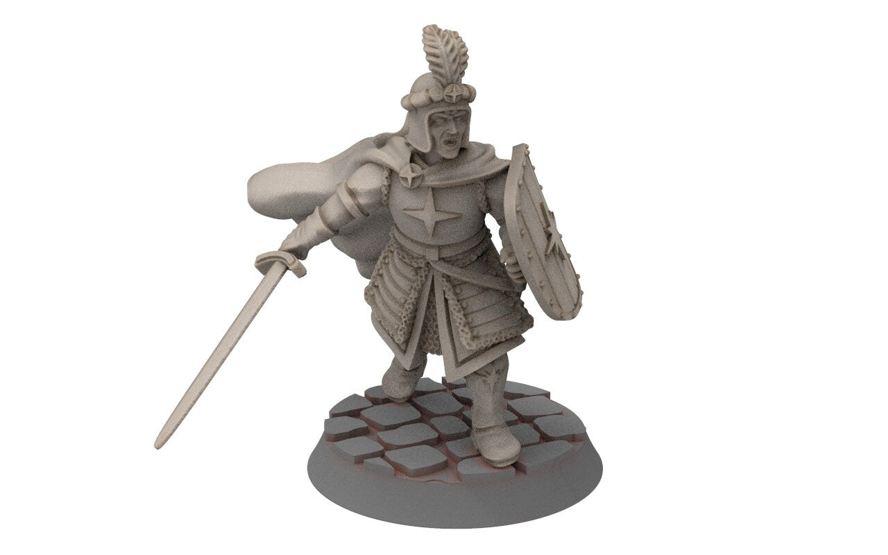 Ornor - spearmen of the Lost Kingdom of the North, Dune Din, Misty Mountains, miniatures for wargame D&D, Lotr...