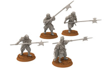 Load image into Gallery viewer, Corsairs - Pirate Halberd, immortals fell dark humans, port corsairs Harad Bedouin Arabs Sarazins miniatures for wargame D&amp;D, Lotr...

