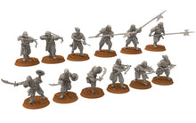Load image into Gallery viewer, Corsairs - Pirate Warriors, immortals fell dark humans, port corsairs Harad Bedouin Arabs Sarazins miniatures for wargame D&amp;D, Lotr...

