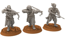 Load image into Gallery viewer, Corsairs - Pirate Bowmen, immortals fell dark humans, port corsairs Harad Bedouin Arabs Sarazins miniatures for wargame D&amp;D, Lotr...
