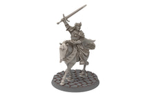 Load image into Gallery viewer, Ornor - Aethelion, King of the Lost Kingdom of the North,  Dune Din, Misty Mountains, miniatures for wargame D&amp;D, Lotr...
