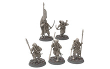 Load image into Gallery viewer, Gandor - Fief levy bowmen, minis for wargame D&amp;D, Lotr...

