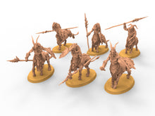 Load image into Gallery viewer, Beastmen - Centaurs with Spears Beastmen warriors of Chaos
