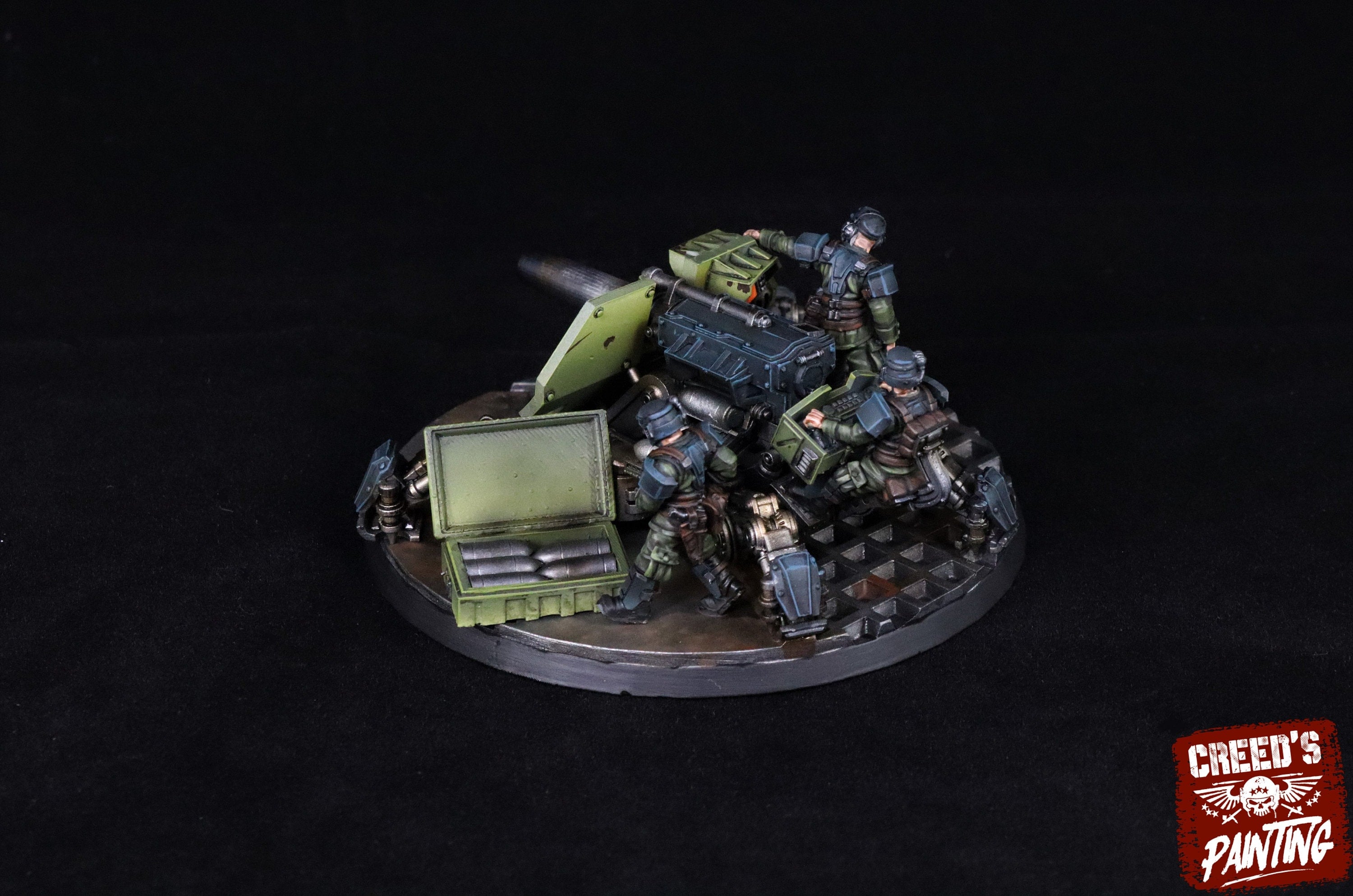 Rundsgaard - Gungnir Heavy Support pod, imperial infantry, post-apocalyptic empire, usable for tabletop wargame.