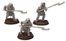 Load image into Gallery viewer, Orcs horde - Orc Scout Spearman infantry, Orc warriors warband, Middle rings miniatures for wargame D&amp;D, Lotr... Medbury miniatures
