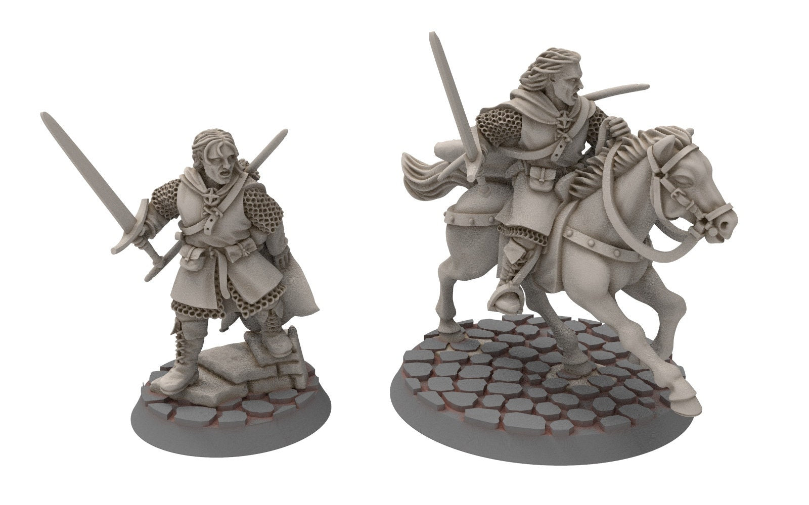 Ornor - Amrill Ranger Heir of the North, Protectors of the Shire, Dune Din, Merbury, Bowmen, Scouts miniatures for wargame D&D, Lotr...