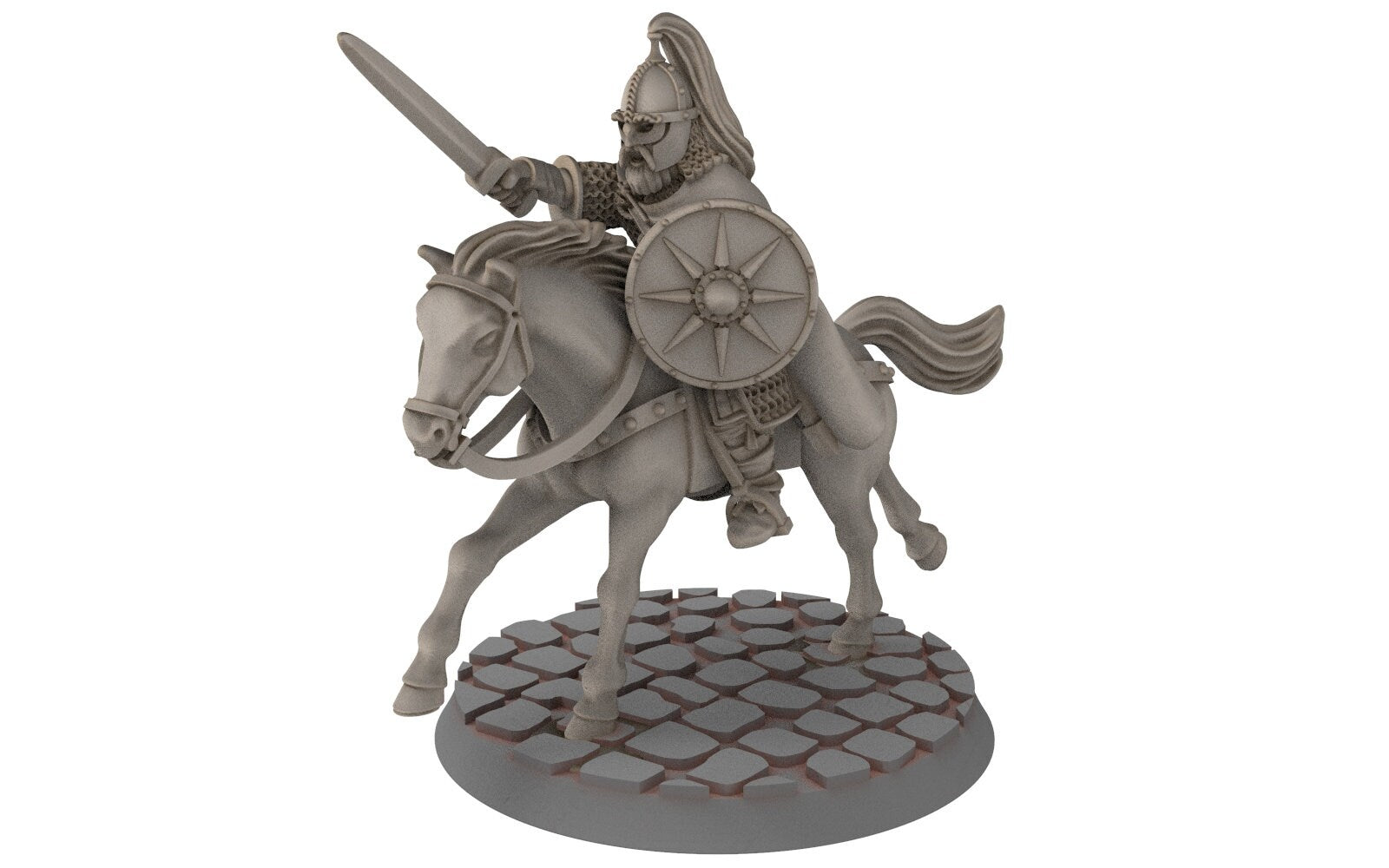 Rohan - Riders of Warhorses Captain King guards, Knight of Rohan,  the Horse-lords,  rider of the mark,  minis for wargame D&D, Lotr...