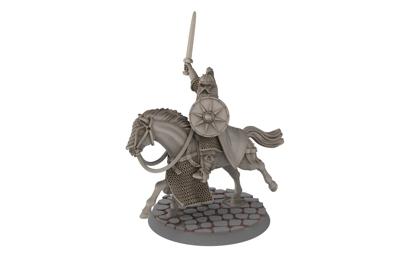 Rohan - Riders of Warhorses King Hrothgar, Knight of Rohan,  the Horse-lords,  rider of the mark,  minis for wargame D&D, Lotr...