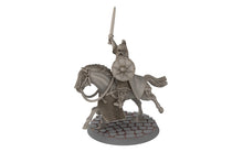 Load image into Gallery viewer, Rohan - Riders of Warhorses King Hrothgar, Knight of Rohan,  the Horse-lords,  rider of the mark,  minis for wargame D&amp;D, Lotr...
