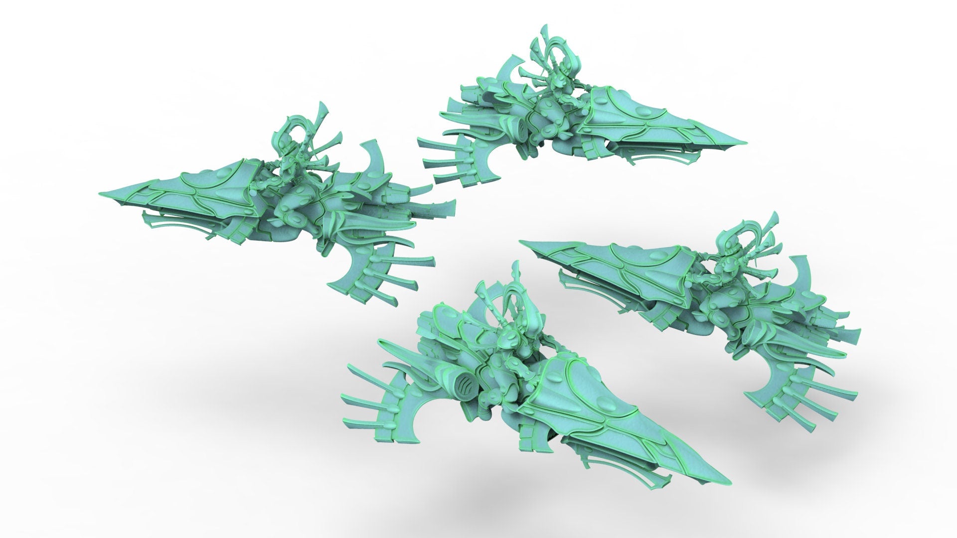 Space Elves - Jet Bikes shooter eldar