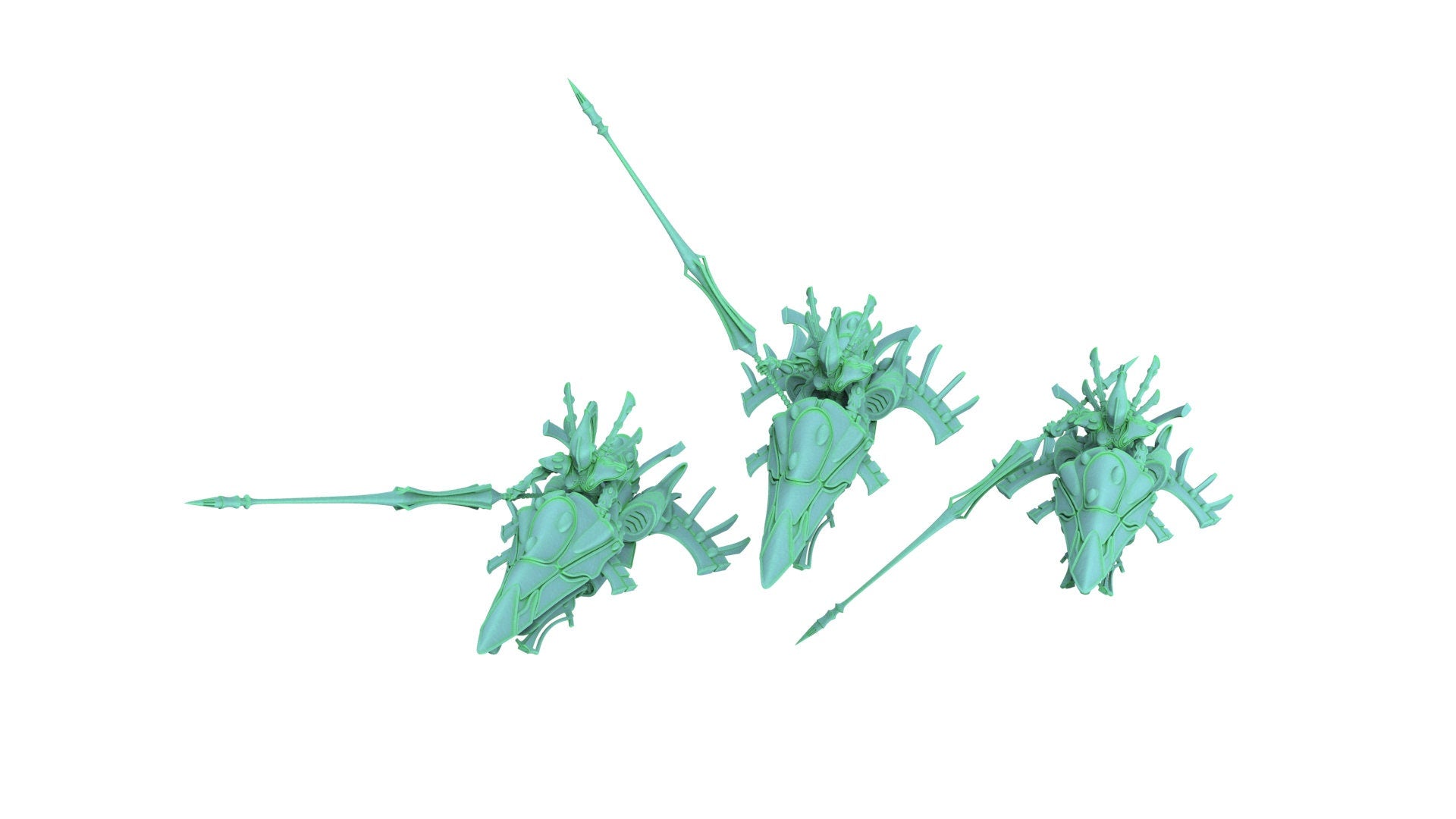 Space Elves - Jet Bikes Spears eldar