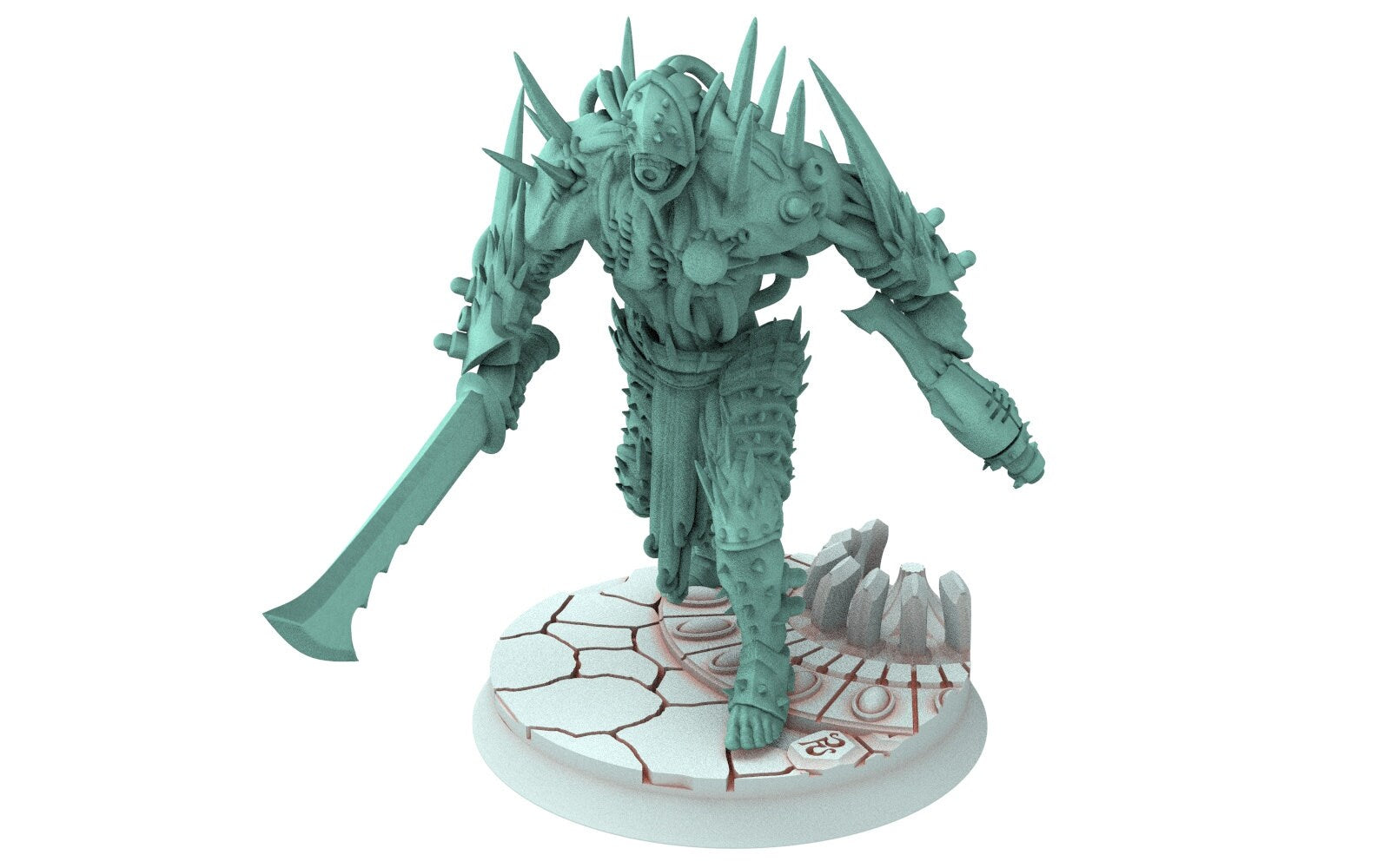 Dark city - Tortured Brutes, grotesque abominations, Modular convertible 3D printed miniatures Dark eldar drow