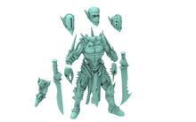 Load image into Gallery viewer, Dark city - Torture Bundle warriors Army Dark elves raiders eldar drow, 450pts Modular convertible 3D printed miniatures
