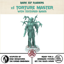Load image into Gallery viewer, Dark city - Torture Master, Artisan of flesh Dark elves raiders eldar drow
