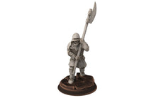 Load image into Gallery viewer, Orcs horde - Orc Armoured Scouts with halberd, Orc warriors warband, Middle rings miniatures for wargame D&amp;D, Lotr... Medbury miniatures
