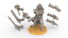 Load image into Gallery viewer, Rundsgaard - Creed&#39;s Warden, imperial infantry, post-apocalyptic empire, usable for tabletop wargame.
