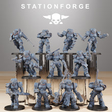 Load image into Gallery viewer, Socratis - Legion Melee Infantery, mechanized infantry, post apocalyptic empire, usable for tabletop wargame.
