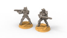 Load image into Gallery viewer, Rundsgaard -  Multi-Melta Elite Creed Guard, infanterie impériale, empire post apocalyptique, utilisable pour tabletop wargame.
