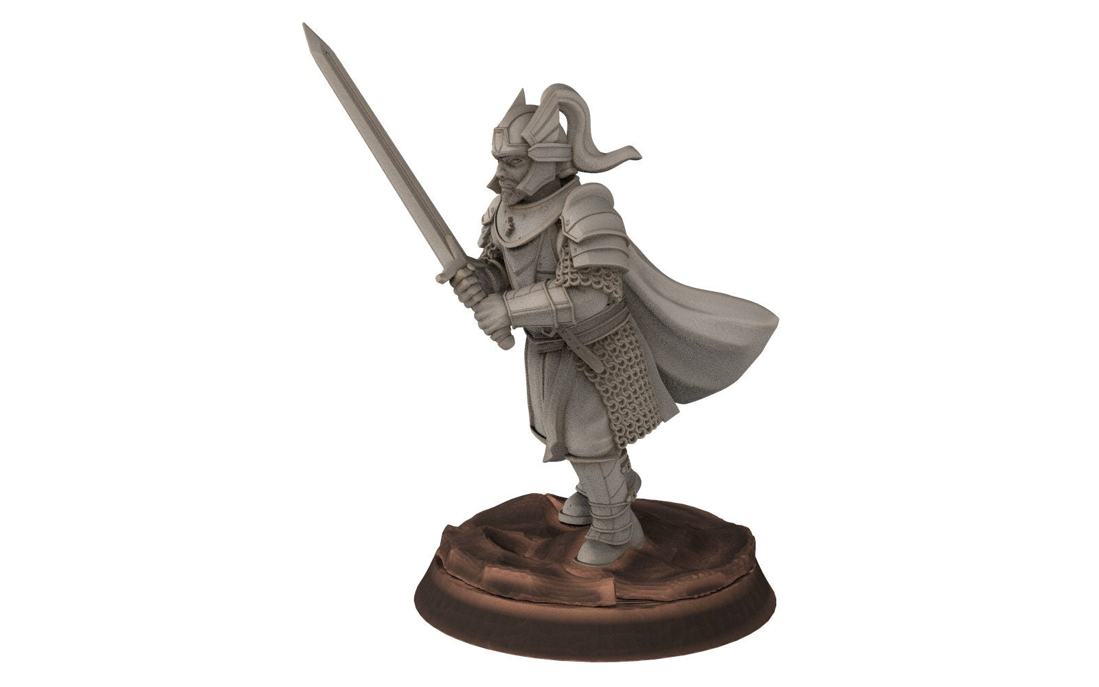 Gandor - Old Prince of the west hight humans, minis for wargame D&D, Lotr... Quatermaster3D miniatures