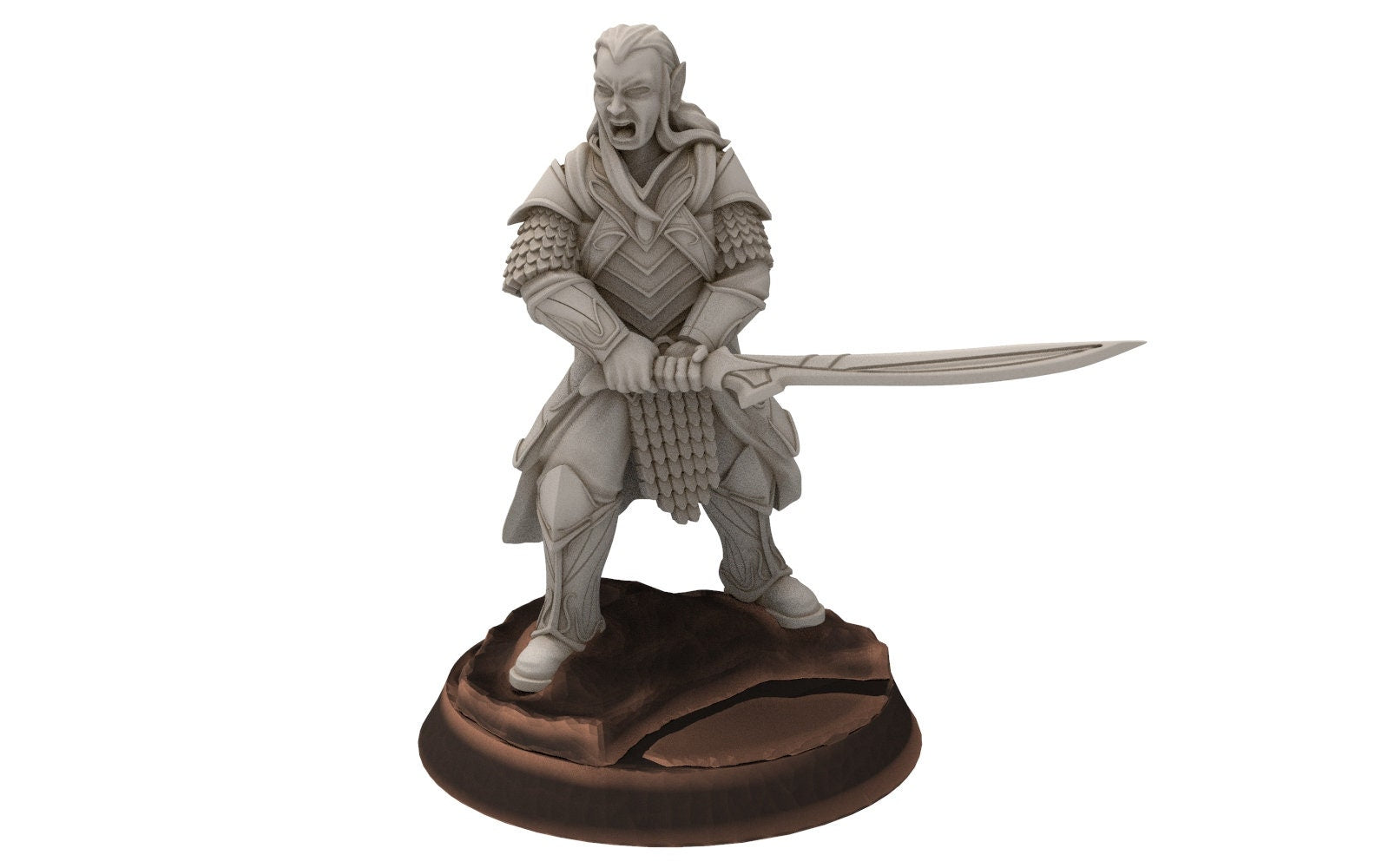 Rivandall - Regent of the river, Last Hight elves from the West, Middle rings miniatures pour wargame D&D, SDA... Quatermaster3D miniatures